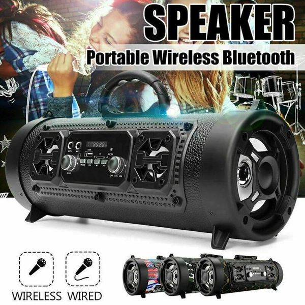 Haut-parleurs M17 cylindre K chanson sans fil bluetooth haut-parleur carte extérieure portable audio radio subwoofer 3.5MM prise audio