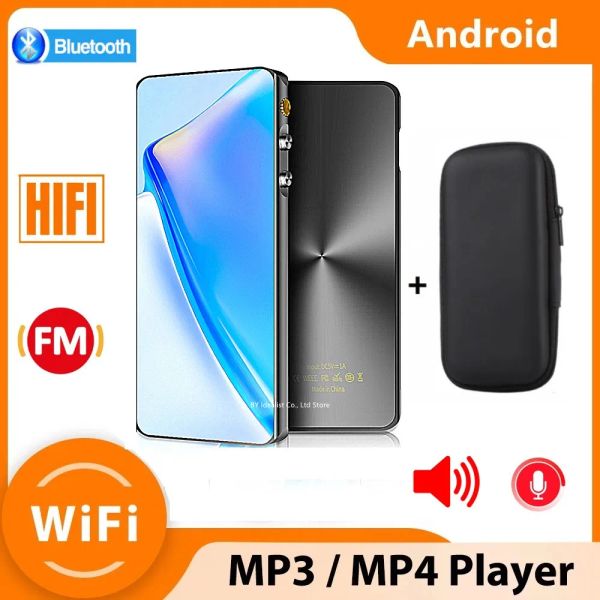 Altavoces Mahdi 128gb Reproductor Mp4 Bluetooth Wifi Android Looseless Hifi MP3 Pantalla táctil 4.2 pulgadas Música Video Reproductores MP4 Radio Fm Altavoz