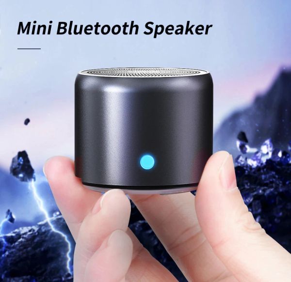 Mini haut-parleur Bluetooth avec radiateur de basses personnalisé, étanche Ipx7, haut-parleurs super portables, étui de voyage emballé