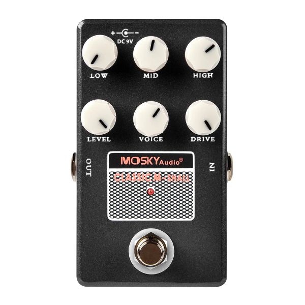 Altavoces Mosky Audio guitarra efecto Pedal procesador Mshall altavoz clásico simulación unidad nivel de voz soporte Dropship venta al por mayor