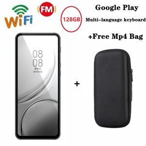 Haut-parleurs Nouveaux 16 Go MP4 Player Bluetooth WiFi Android 7.1 Scran tactile Hifi Metal Music Recorder MP3 Video Player TF Carte en haut-parleur application gratuite