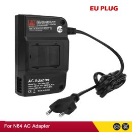 Sprekers nieuw voor Nintend N64 AC -adapterlader voor Nintend N64 EU US Power Adapter voedingsaanvoedingskoord oplader Voedingsvoorziening