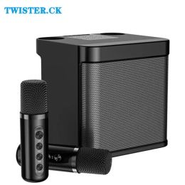 Luidsprekers Nieuwe krachtige draadloze draagbare microfoon Bluetooth-geluid Buiten Familiefeest Karaoke Subwoofer Boom Box Caixa De Som Ys203