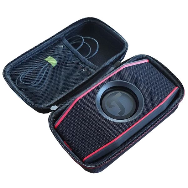 Haut-parleurs le plus récent EVA dur voyage protéger boîte sac de rangement housse de transport pour Teufel Rockster Go haut-parleur Bluetooth sans fil