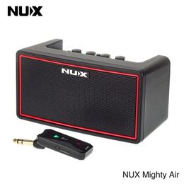 Luidsprekers Nux Mighty Air draadloze gitaarversterker Draagbare Bluetooth-compatibele versterker met luidspreker voor akoestische elektrische gitaar