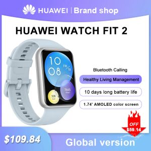 Luidsprekers Originele smartwatch HUAWEI WATCH FIT 2 1.74 FullView AMOLED-display Bluetooth Bellen Batterij met lange levensduur Fit2-luidspreker Ondersteund