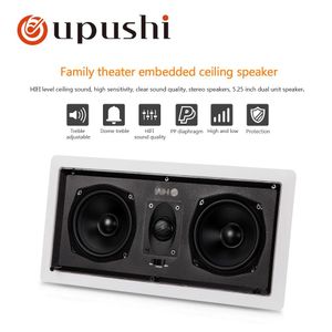 Haut-parleurs de plafond Oupushi, meilleur lecteur de musique Audio stéréo, système de son Surround domestique, haut-parleurs portables 2 voies avec ampli sans fil
