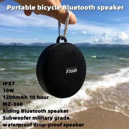 Lautsprecher Tragbare Fahrräder Bluetooth-Lautsprecher Fahrradsäule Wasserdichter Duschlautsprecher Akustik Sound Boombox Soundbar Woofer Hände Freombox