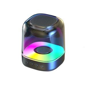 Haut-parleurs portables RGB Light Bluetooth 5.0, Mini haut-parleur sans fil multifonction, boîte de son extérieure pour lecteur de musique de fête à domicile