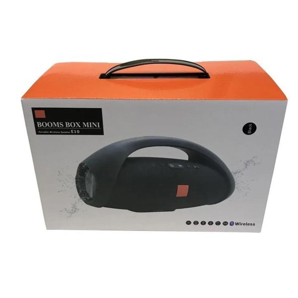 Haut-parleurs portables Haut-parleurs OEM Nice Sound Boombox Bluetooth Haut-parleur Stere 3D Hifi Subwoofer Mains Caissons de basses stéréo extérieurs avec boîte de vente au détail