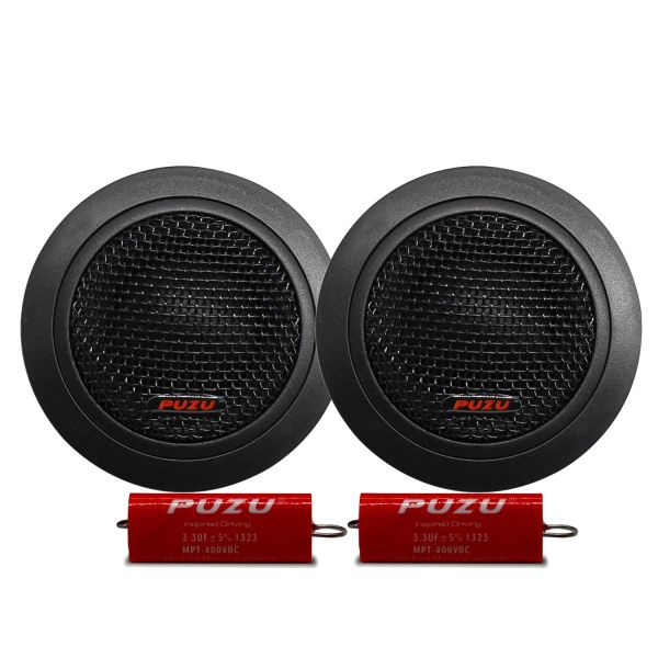 Altavoces Puzu PZG20 25 mm ASV Silk Dome Audio Audio Tweeter Altavoces 80W Potencia de salida Alta sensibilidad Sistema de actualización de sonido agudo