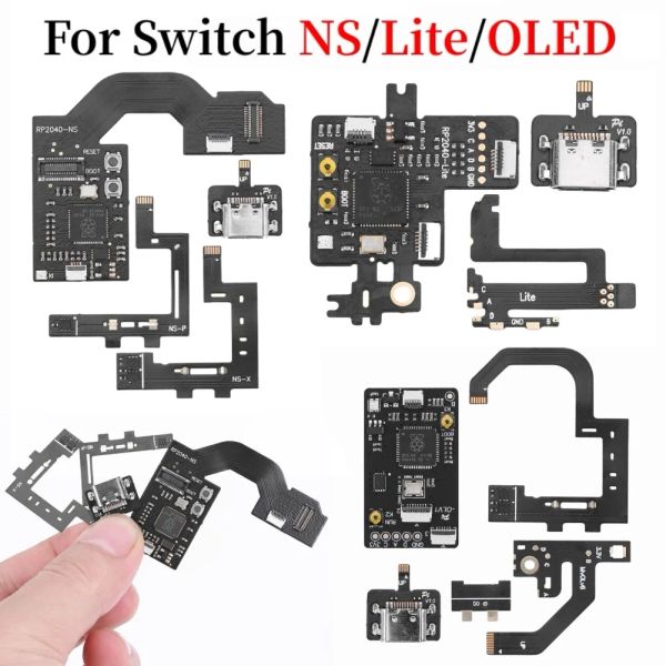 Conférenciers Raspberry PI2040 Console de jeu Câble Câpe de puce de remplacement des pièces CPU Cable Câble de jeu pour Switch NS / Lite / Oled pour V1 V2 ERIST