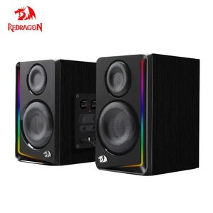 Altavoces REDRAGON Andante GS812 compatibles con Bluetooth para juegos Altavoces RGB 2.0 aux 3,5 mm estéreo música envolvente para altavoces de computadora PC