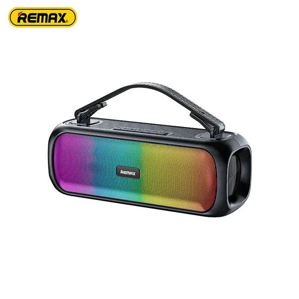 Haut-parleurs Remax Portable Bluetooth 5.3 haut-parleur extérieur 3D haut-parleur stéréo Surround haut-parleur sans fil avec 3 Modes d'éclairage