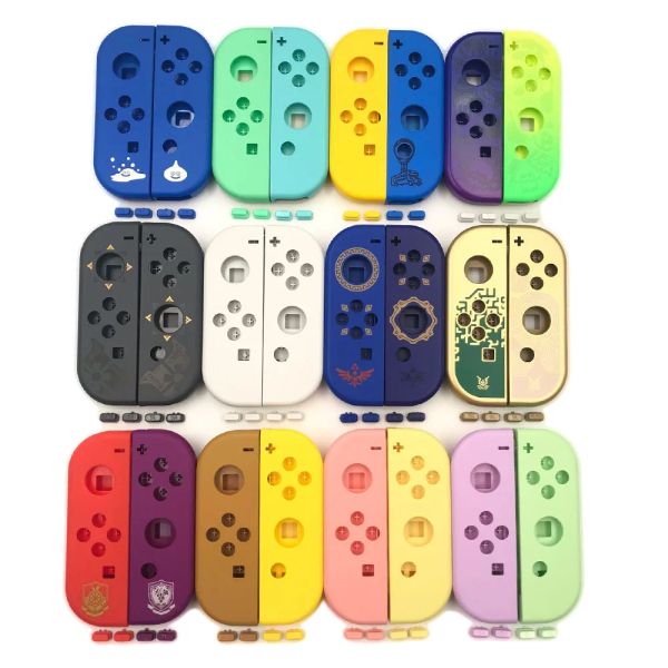 Haut-parleurs Remplacement du boîtier de boîtier en plastique Couvercle avec des boutons SL SR pour Nintendo Switch Oled Joycon Controller Base