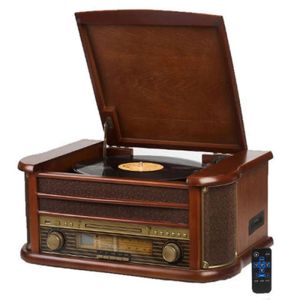 Haut-parleurs Rétro phonographe haut-parleur Bluetooth mise à niveau version Bluetooth audio LP lecteur de disque vinyle CD lecteur de disque vintage