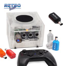 Haut-parleurs Retroscaler Blueretro Wireless Controllers Adaptateur pour la console NGC GameCube à PS3 PS4 PS5 Switch Pro Gamesir T4 Pro Contorller