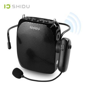 Altavoces SHIDU S615 Amplificador de voz ultra inalámbrico Portátil UHF Mini altavoz de audio USB Lautsprecher para profesores Instructor de yoga turístico