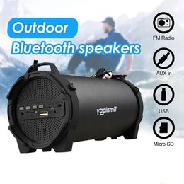 Luidsprekers Smalody Bluetooth-luidspreker voor buiten BT5.0 Draadloze hifi-buitenaudio met uitstekende bas Performace-campingluidspreker