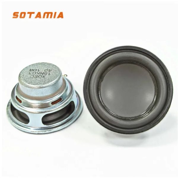 Haut-parleurs SOTAMIA 2 pièces 2 pouces 52MM 4 Ohm 10W haut-parleur de graves gamme complète haut-parleur Home cinéma haut-parleur Bluetooth