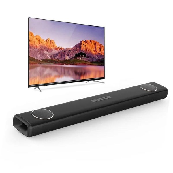 Altavoces SoundBar para TV 2.1CH con subwoofer incorporado Altavoz inalámbrico Bluetooth 5.0 Cine en casa con control remoto Entrada óptica HDMI