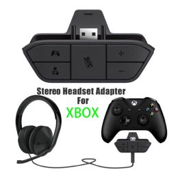 Speintes Stéréo Adaptateur de casque pour Xbox One Série Xbox X | S Ajuster l'équilibre audio (chat vocal du jeu), volume, micro
