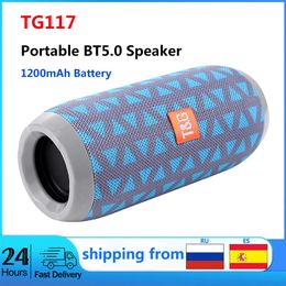 Haut-parleurs TG117 Portable Bluetooth haut-parleur colonne sans fil de basse subwoofer étanché