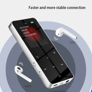 Sprekers Touch Mp3 MP4 Music Player Bluetooth ondersteunt 16 GB -kaart met FM Alarmklok Stappenteller Ebook Builtin Speaker