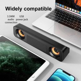 SPREKERS USB Computer PC Luidspreker 3,5 mm Stop Wired Mini Portable Soundbar Surround Loudspreker Sound Box Music Player voor tv -laptop