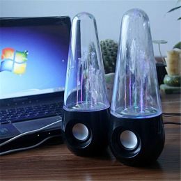 Sprekers USB aangedreven waterdans kleurrijke luidsprekerversterker muziek fontein dansen water mini audio luidsprekers allemaal 3,5 mm audio pla