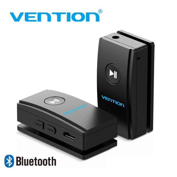 Vention Récepteur Bluetooth sans fil 4.2 Aux 3,5 mm Récepteur audio Bluetooth Adaptateur de musique pour casque stéréo de voiture Haut-parleur MP3