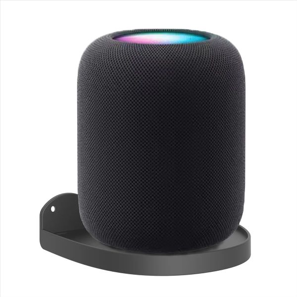 Haut-parleurs Support Audio mural Support de haut-parleur Bluetooth Support de boîte de son empêcher les chutes pour HomePod noir