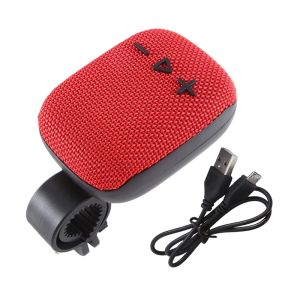 Haut-parleurs Wind3 Wireless Bluetooth Enceinte de haut-parleur en plein air avec support de support fixe mini carte Subwoofer Mini Audio 9x7.3x3,6 cm Red durable