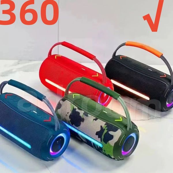 Altavoces inalámbricos con Bluetooth, Audio, efecto de luz deslumbrante, altavoz único, altavoz Subwoofer, minialtavoces inalámbricos para exteriores