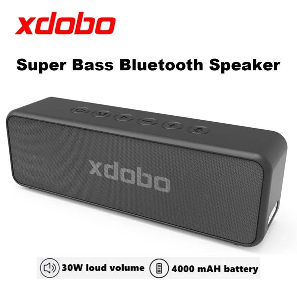 Haut-parleurs XDOBO X5 Portable sans fil Bluetooth haut-parleur V5.0 TWS TypeC fort stéréo Super basse IPX6 étanche 30W caisson de basses haut-parleur