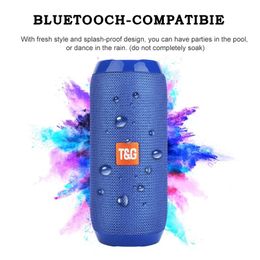 Haut-parleurs Yaba haut-parleur BluetoothCompatiple portable Portable Sport Loudspeaker Wireless Mini Column Music Music Player FM AUX Entrée