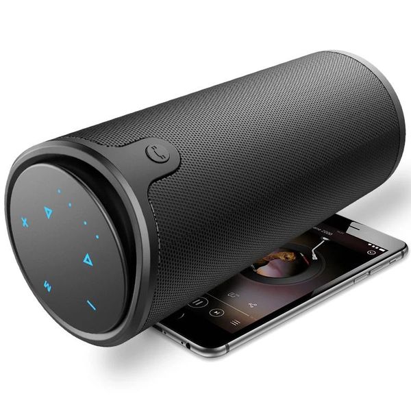 Haut-parleurs Zealot S8 Touch Control Bluetooth haut-parleur colonne + sac de transport HiFi Support carte SD mains libres stéréo haut-parleur sans fil pour l'extérieur