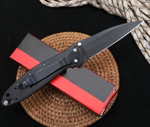 Oferta especial 1660 Cuchillo plegable Flipper de apertura rápida asistida 8Cr13Mov Hoja recubierta de titanio negro Mango de acero inoxidable con caja de venta al por menor