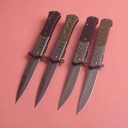 Offre Spéciale G6152 Couteau Pliant Flipper Assisté 5Cr13Mov Lame De Revêtement En Titane Gris G10 Avec Poignée En Acier Camping En Plein Air Randonnée Survie Couteaux Tactiques