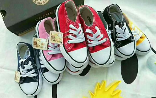 Marca especial Kids Sneakers Fashion High - Bajo Sneaker Boys Girls Sports Canvas Zapatos y Star Star Star Zapato, Tamaño 24-34