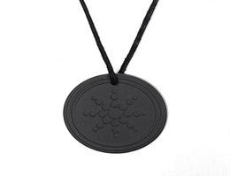 Conception classique spéciale Quantum Energy Pendant Lava Energy Stone Flower of Life Design Femme Men Collier Fashion Bijoux S24682387837