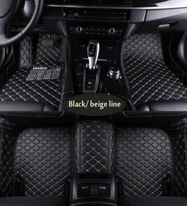 Tapis de plancher de voiture spéciaux sur mesure pour Kia Sorento Sportage Optima K5 Forte Cerato K3 Cadenza Tapishroping Le cuir en cuir doublures6204822