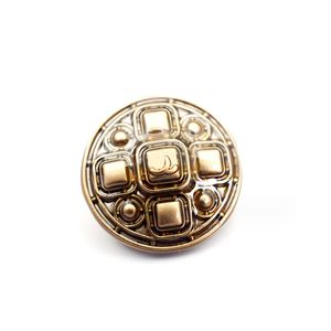 Metal Letter Shirt Buttons for Clothes - Round Sewing Alphabet Buttons for DIY Sweater Coat Jacket