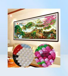 Kits de point de croix en diamant spécial Perles Perles de diamant Passerie Diy Diamond Painting 5D Decoration Home Great Wall 20116504120