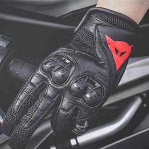 Speciale handschoenen voor het rijden op Dennis C2 Motorfietsraces Zware apparatuur Anti Drop Cowhide Ademblage Mens en dames mesh Summervjcq