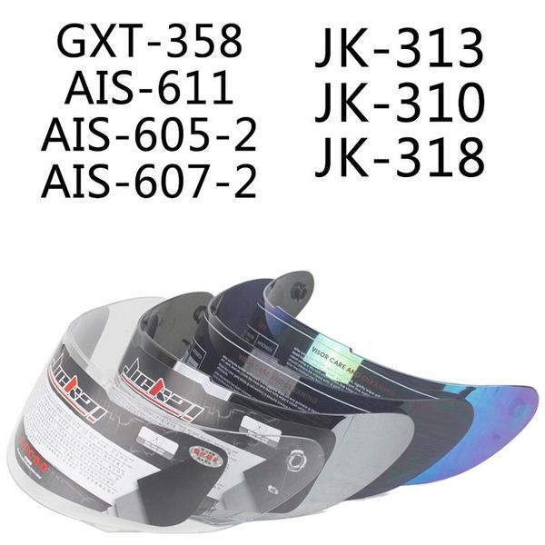 Liens spéciaux pour objectif! visière de moto pour casque intégral JK-310 GXT-358