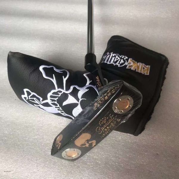 Special Newport 2 Balck Human Skeleton Golf Putter Special Newport2 Clubes de golf masculinos de cuatro hojas de cuatro hojas contáctenos para ver fotos con el logotipo 644