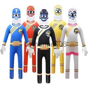 Speciale Gelegenheden 2023 Jongens Power Superman Kostuum Kinderen Kinderen Grappige Superheld Thunder Red Ranger Party Cosplay Halloween Carnaval Fancy Dress x1004