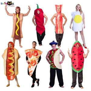 Occasions spéciales Carnaval Fête Drôle Nourriture Cosplay Costume d'Halloween Pour Adulte Noël Famille Déguisements Chien Pizza Tenues De Vacances Enfants 220922