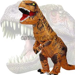 Occasions spéciales Enfant Adulte Unisexe Gonflable Dinosaure Tyrannosaure Rex Cosplay Costume Enfants Maternelle Performance Halloween Carnaval x1004